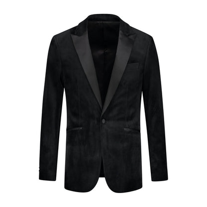 Dinnerjacket velvet zwart