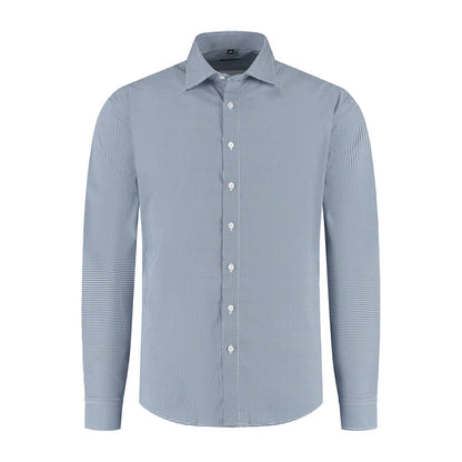 Dotprint blauw-wit