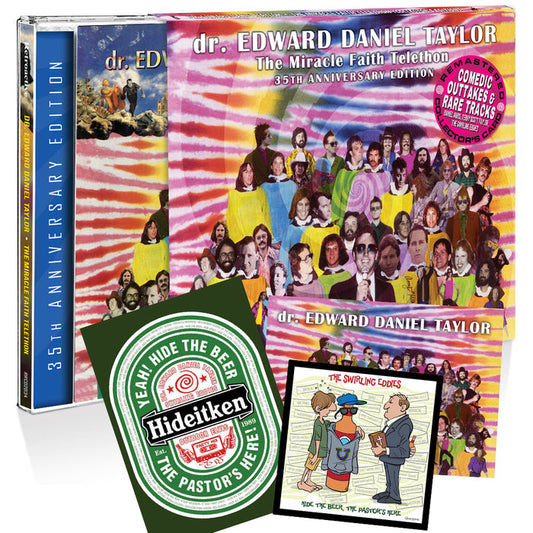 Dr. Edward Daniel Taylor – The Miracle Faith Telethon: 35th Anniversary Ed (*Collector's Edition CD, Card, Sticker, 2025) DA/Adam Again/Choir Members
