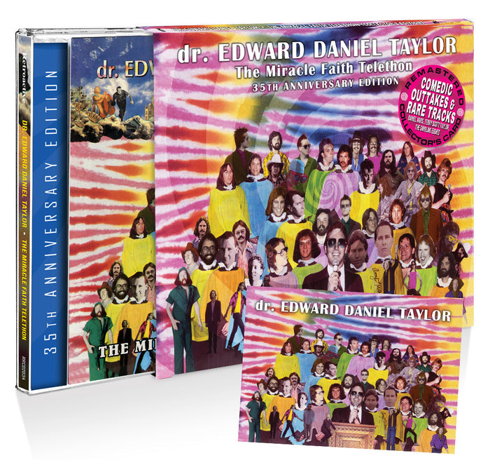 Dr. Edward Daniel Taylor – The Miracle Faith Telethon: 35th Anniversary Ed (*Collector's Edition CD, Card, Sticker, 2025) DA/Adam Again/Choir Members