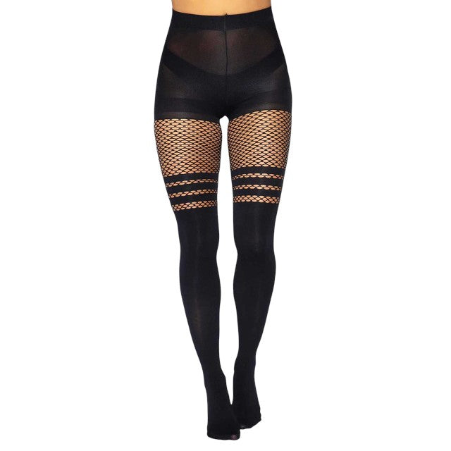 Dresuri LegAvenue - Pantyhouse Hosiery, nergu, marime universala (Model 9999)