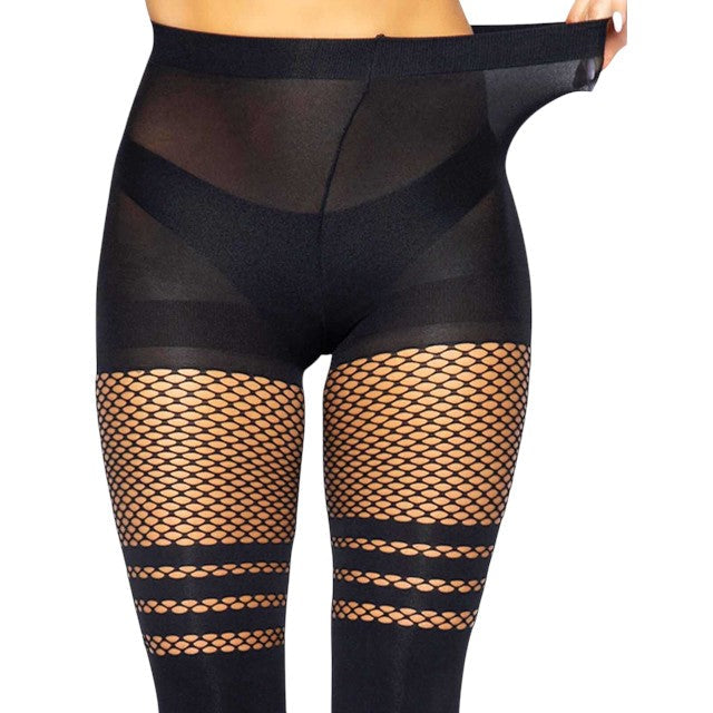Dresuri LegAvenue - Pantyhouse Hosiery, nergu, marime universala (Model 9999)