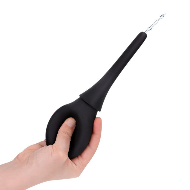 Duș anal ADDICTED TOYS Travel Cleaner Model 3, capacitate 160 ml, compact și ușor de folosit, din silicon moale, negru