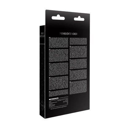 Extensor pentru mărirea penisului PUMPED Penis Extender, pentru extensia penisului, diametru inserabil 3.5 cm, negru