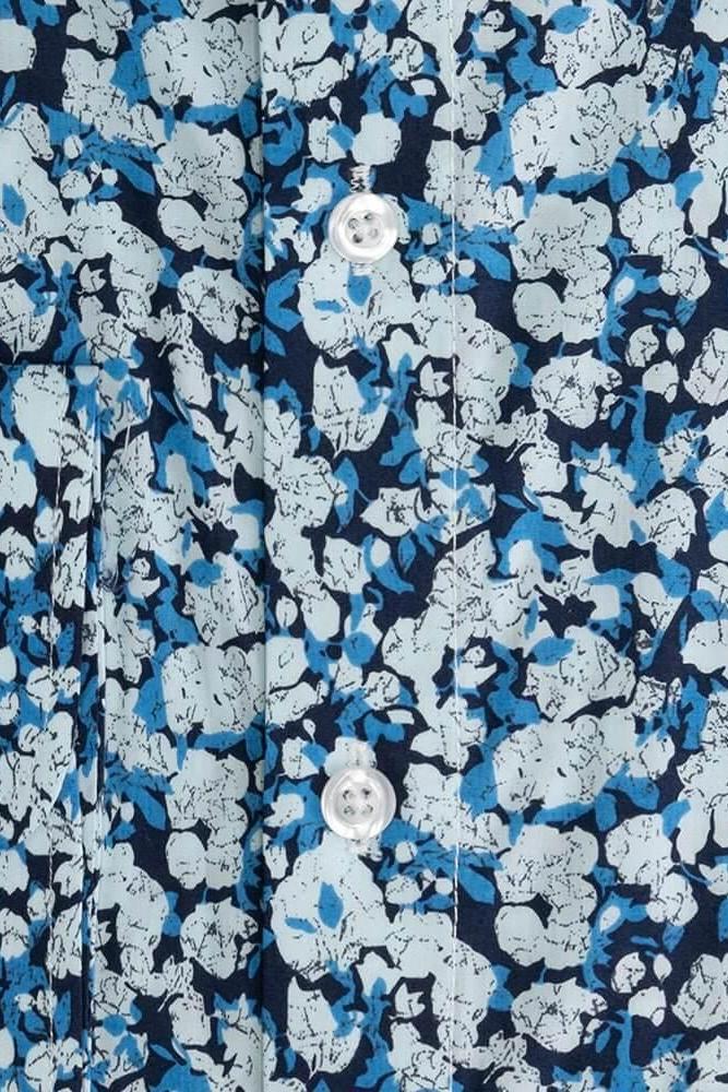 Fancy print blauw