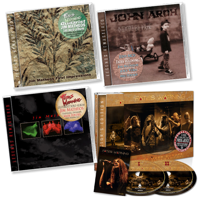 Fates Warning/John Arch/Jim Matheos 5-CD Bundle (2025 Remasters) *Only 75 available