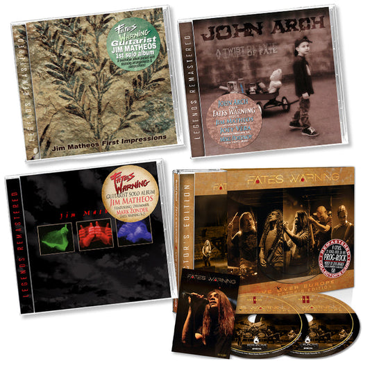 Fates Warning/John Arch/Jim Matheos 5-CD Bundle (2025 Remasters) *Only 75 available