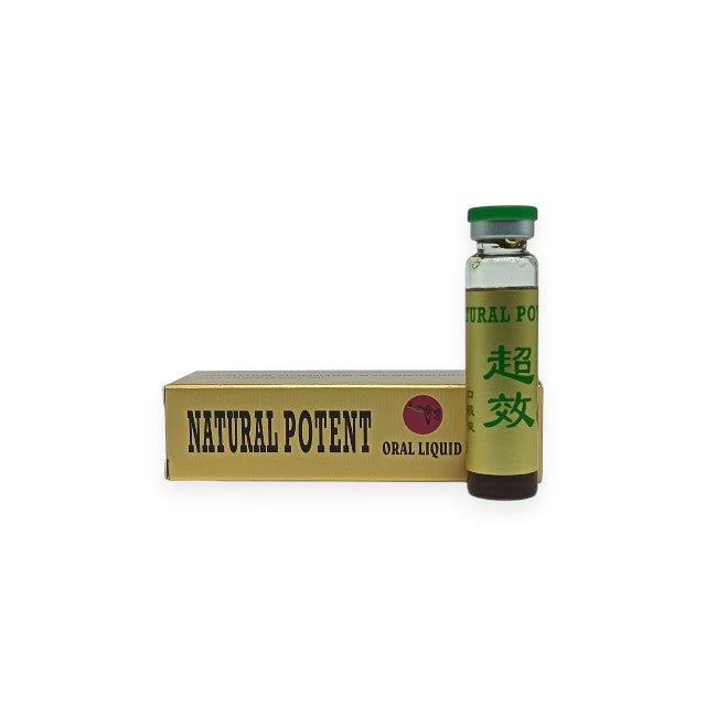 Fiolă NATURAL POTENT, soluție orală pentru susținerea potenței și a erecțiilor puternice, 1 buc x 10 ml