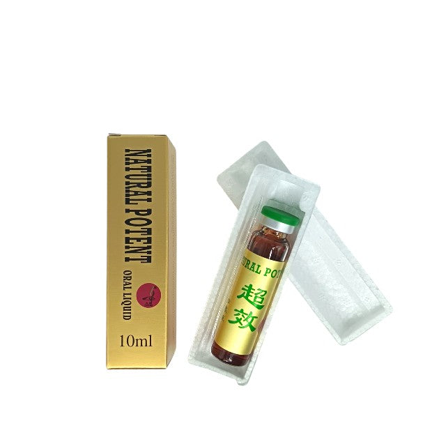 Fiolă NATURAL POTENT, soluție orală pentru susținerea potenței și a erecțiilor puternice, 1 buc x 10 ml