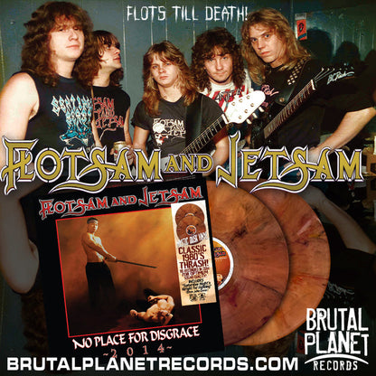 Flotsam & Jetsam - No Place For Disgrace 2014 Re-Record (*2-LP Vinyl, 2026) Side D etching!
