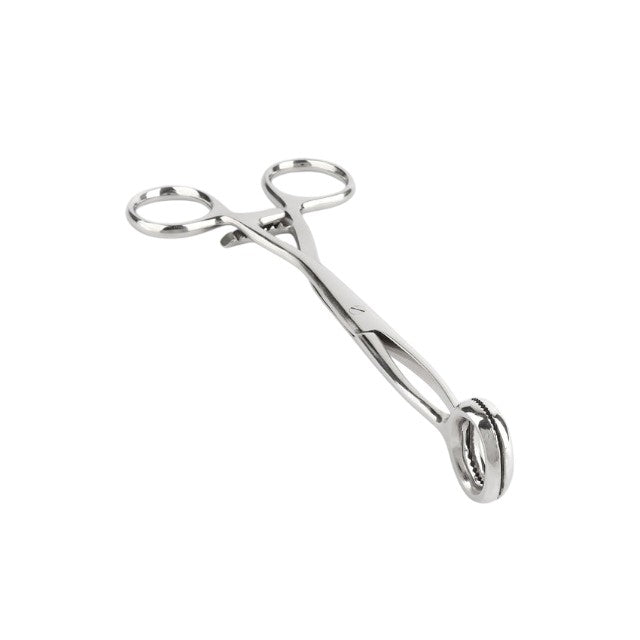 Forceps MR. STEEL Cube Tongs, pentru jocuri BDSM și roleplay, din oțel inoxidabil, lungime 16 cm, culoare argintiu