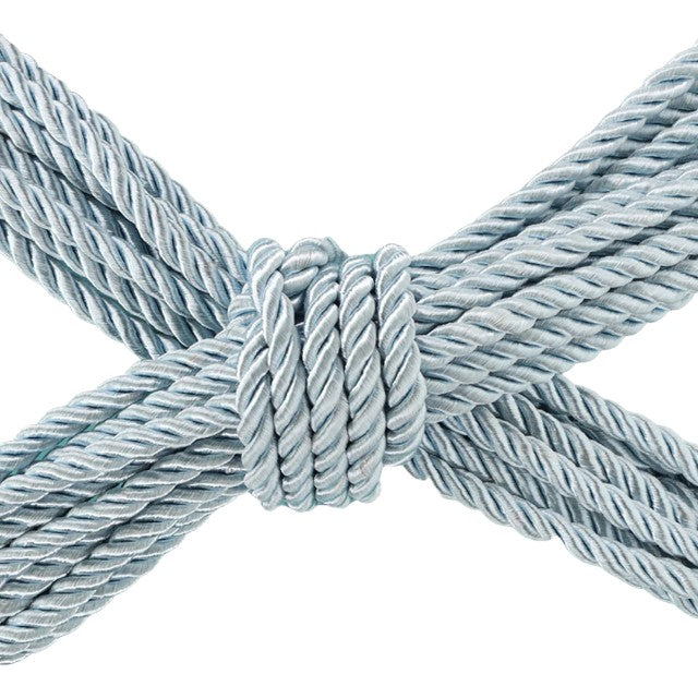 Frânghie OUCH! Bondage Rope, pentru jocuri erotice BDSM, lungime 10 metri, culoare albastru deschis