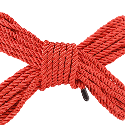 Frânghie OUCH! Bondage Rope, pentru jocuri erotice BDSM, lungime 10 metri, culoare roșu
