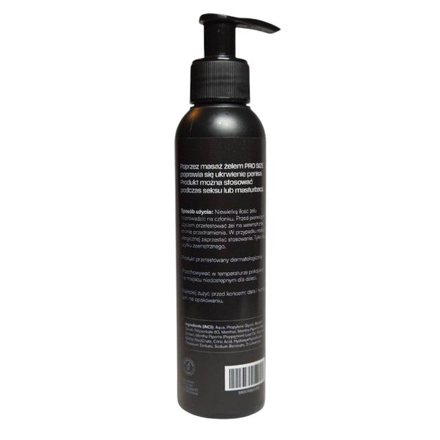Gel EMILY LOVE Pro Size Gel, susține mărirea penisului și stimularea erecției, 150 ml