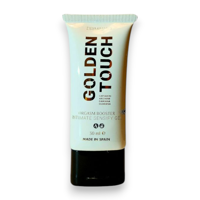 Gel intim DRIMINALS Golden Touch Orgasm Booster, pentru stimulare clitoris și creștere libido, 30 ml
