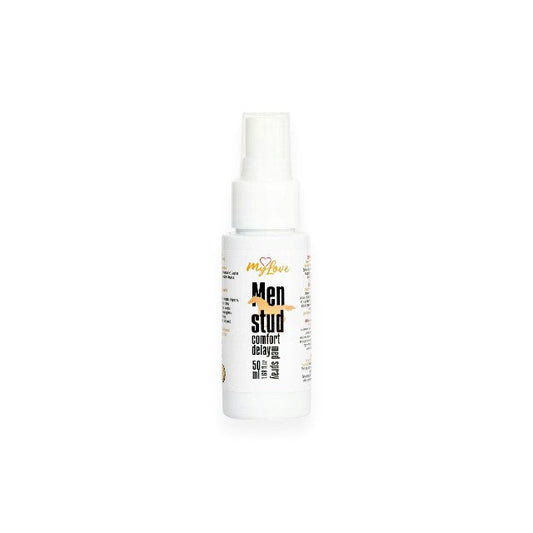 Gel intim MYLOVE Men Stud Comfort Delay Med Gel, pentru întârzierea ejaculării și lubrifiere, cu ulei de mentă, 50 ml