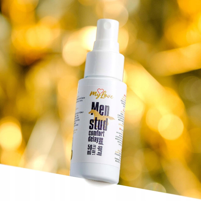 Gel intim MYLOVE Men Stud Comfort Delay Med Gel, pentru întârzierea ejaculării și lubrifiere, cu ulei de mentă, 50 ml