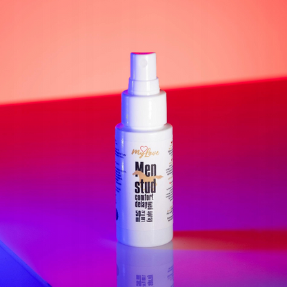 Gel intim MYLOVE Men Stud Comfort Delay Med Gel, pentru întârzierea ejaculării și lubrifiere, cu ulei de mentă, 50 ml
