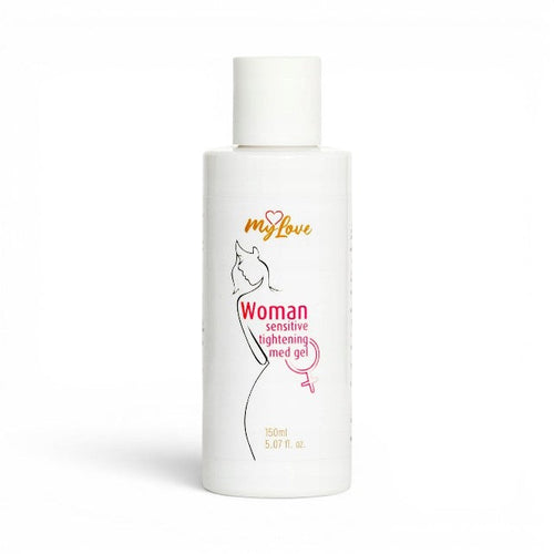 Gel intim MYLOVE Woman Sensitive Tightening Med Gel, pentru strâmtarea vaginului, hidratant, miros de mango, 150 ml