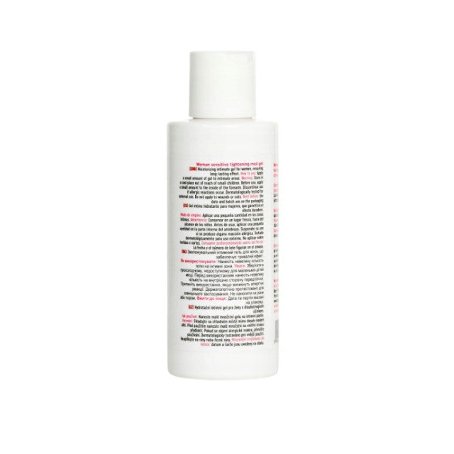 Gel intim MYLOVE Woman Sensitive Tightening Med Gel, pentru strâmtarea vaginului, hidratant, miros de mango, 150 ml