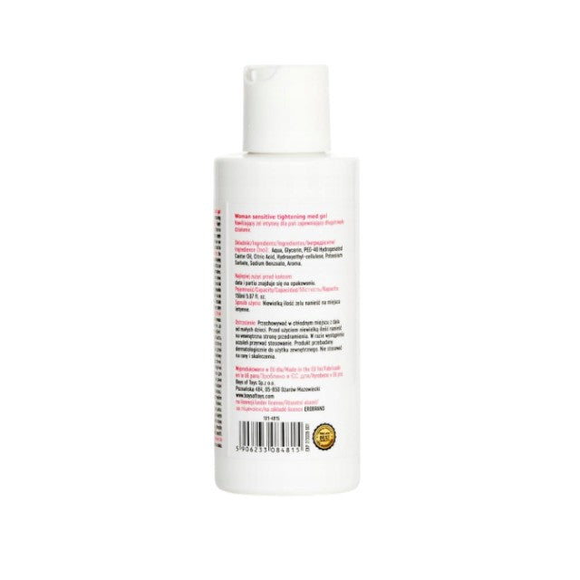 Gel intim MYLOVE Woman Sensitive Tightening Med Gel, pentru strâmtarea vaginului, hidratant, miros de mango, 150 ml