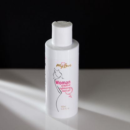Gel intim MYLOVE Woman Sensitive Tightening Med Gel, pentru strâmtarea vaginului, hidratant, miros de mango, 150 ml