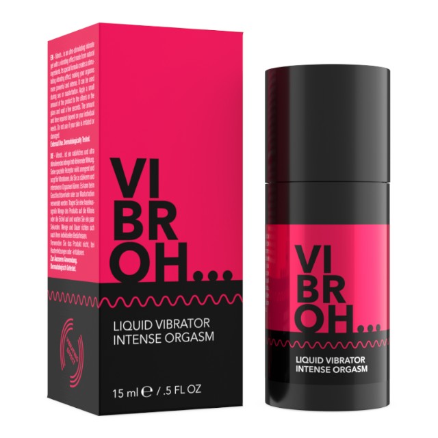 Gel intim VIBROH Liquid Vibrator, cu efect de furnicături, pentru stimularea clitorisului și orgasm intens, 15 ml
