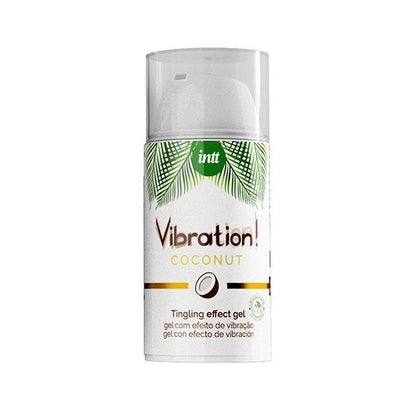 Gel INTT Vibration! Coconut, pentru stimulare si excitare, senzatie vibranta, vegan, Unisex, 15 ml