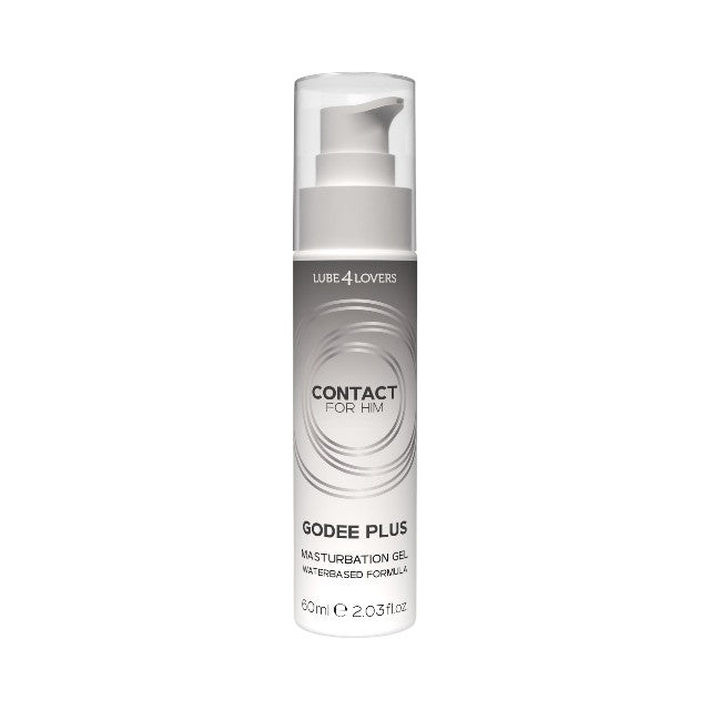 Gel LUBE4LOVERS Godee Plus Masturbation Gel, lubrifiant special pentru masturbare, intensifică senzațiile, 60 ml