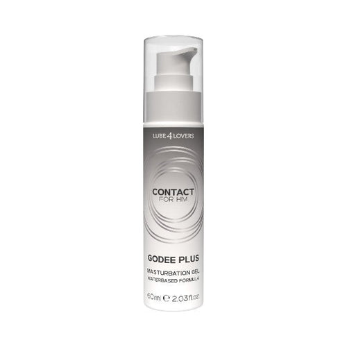Gel LUBE4LOVERS Godee Plus Masturbation Gel, lubrifiant special pentru masturbare, intensifică senzațiile, 60 ml