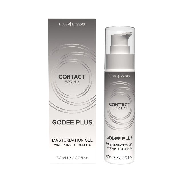 Gel LUBE4LOVERS Godee Plus Masturbation Gel, lubrifiant special pentru masturbare, intensifică senzațiile, 60 ml