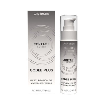 Gel LUBE4LOVERS Godee Plus Masturbation Gel, lubrifiant special pentru masturbare, intensifică senzațiile, 60 ml