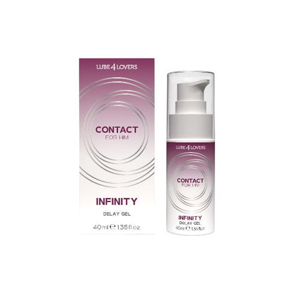 Gel LUBE4LOVERS Infinity Delay Gel, pentru întârzierea ejaculării, pe bază de apă, compatibil cu prezervative, 40 ml