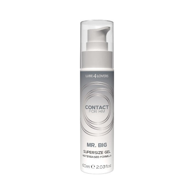 Gel LUBE4LOVERS Mr. Big SuperSize Gel, pentru mărirea penisului și senzații intensificate, textură non-grasă, 60 ml