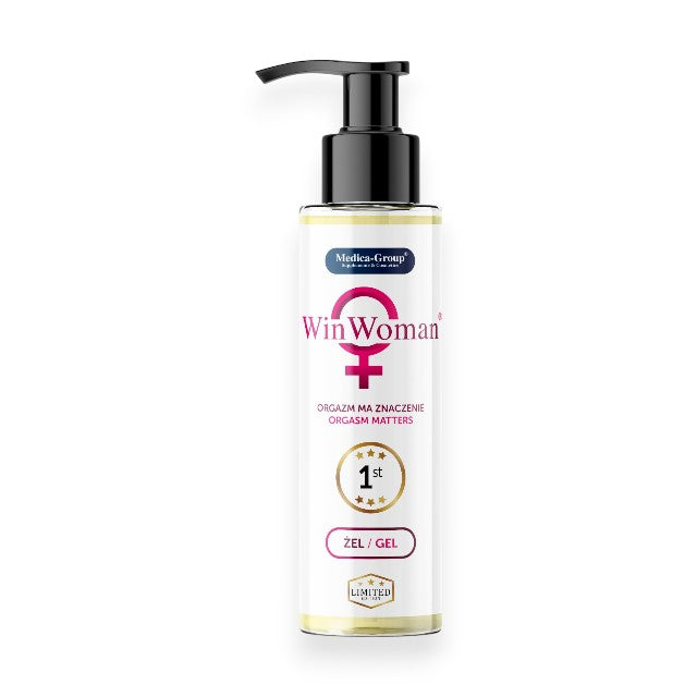 Gel MEDICA-GROUP Win Woman, pentru orgasm intens și creșterea libidoului feminin, cu ginseng, 150 ml