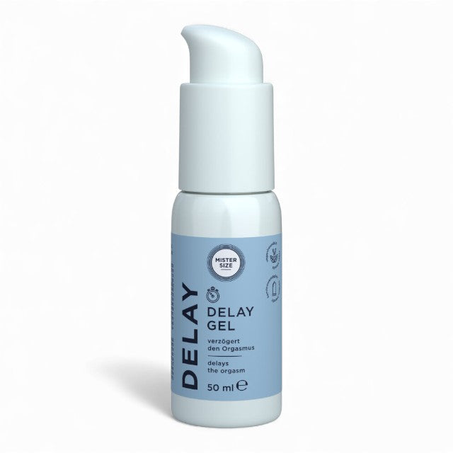 Gel MISTER SIZE Delay Gel, pentru întârzierea ejaculării și performanțe sexuale îmbunătățite, cu efect de răcire, 50 ml