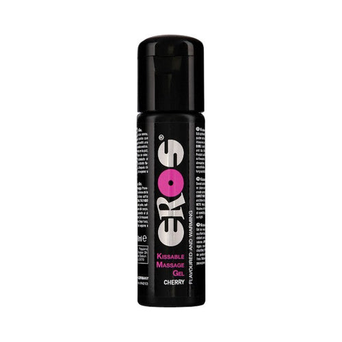Gel pentru masaj Kissable Eros, cu efect de încălzire, aromă cireșe, 100 ml