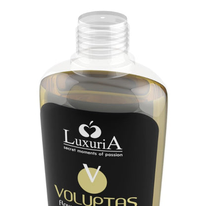 Gel pentru masaj LUXURIA Voluptas Vanilla, cu efect de încălzire, aromă naturală de vanilie, 100 ml