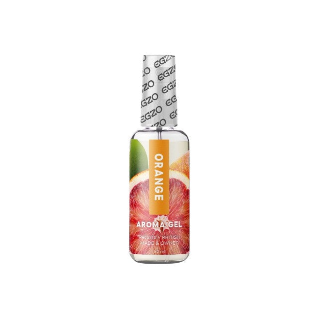 Gel pentru sex oral EGZO Orange Aroma Gel, pe bază de apă, cu aromă de portocală, 50 ml