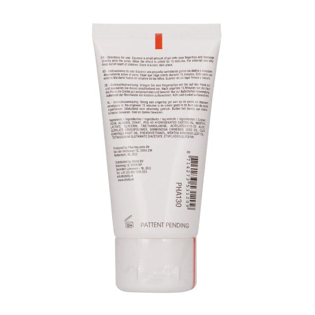 Gel PHARMQUESTS Ibugel Delay Gel, pentru întârzierea ejaculării și performanțe sexuale îmbunătățite, 50 ml