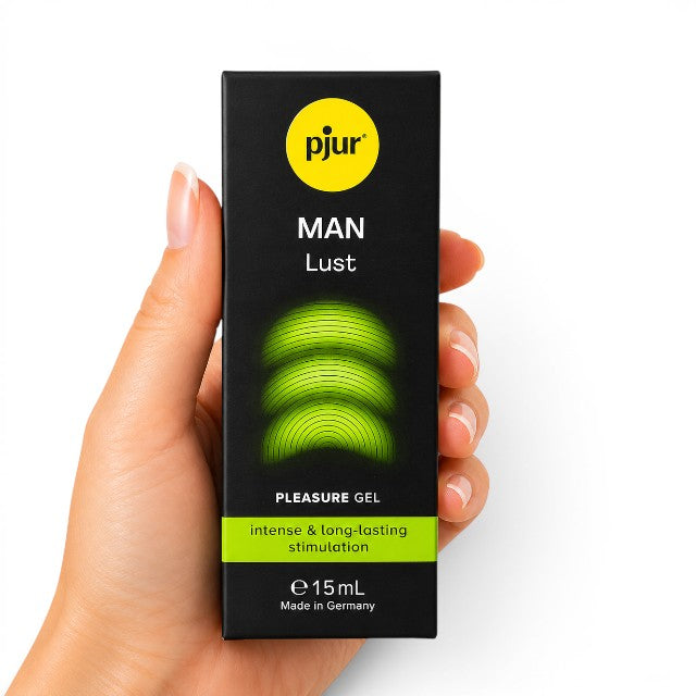 Gel stimulator pentru bărbați PJUR Man Lust, pentru plăcere intensă și de lungă durată, 15 ml