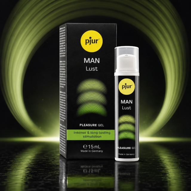 Gel stimulator pentru bărbați PJUR Man Lust, pentru plăcere intensă și de lungă durată, 15 ml