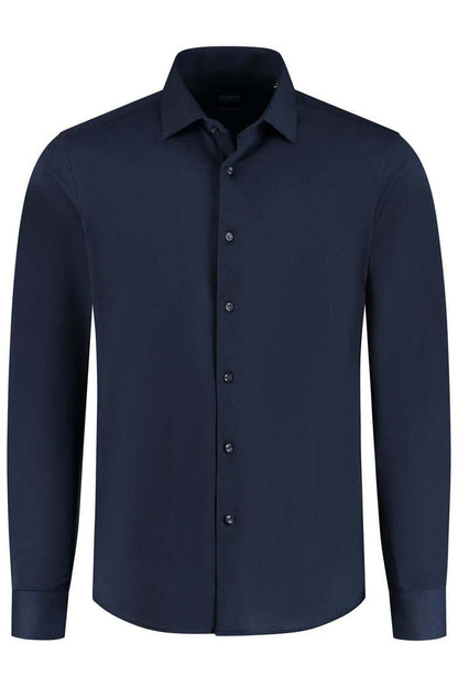 GENTS knit pique navy