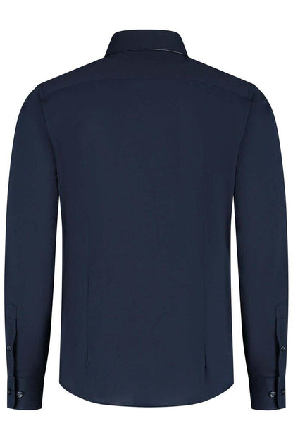 GENTS knit pique navy