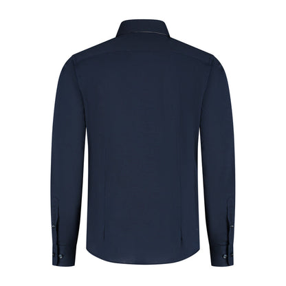 GENTS knit pique navy