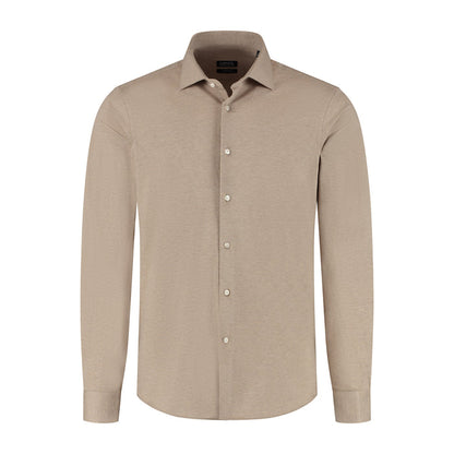 GENTS knit pique zand