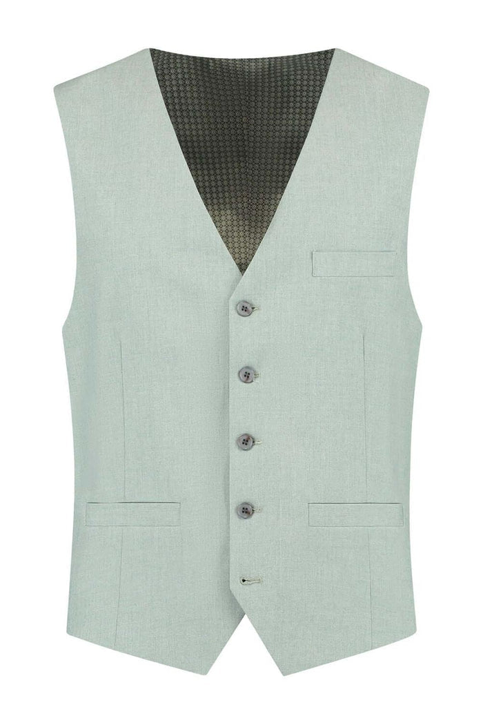 Gilet dusty groen, lichtgewicht gilet met waterafstotende finish in dusty groen, modieus en praktisch.