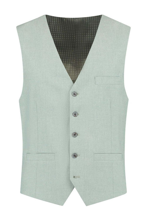 Gilet dusty groen, lichtgewicht gilet met waterafstotende finish in dusty groen, modieus en praktisch.