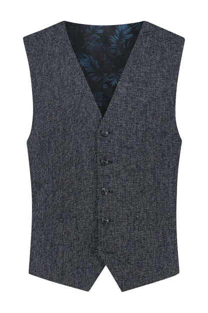 Gilet melange navy