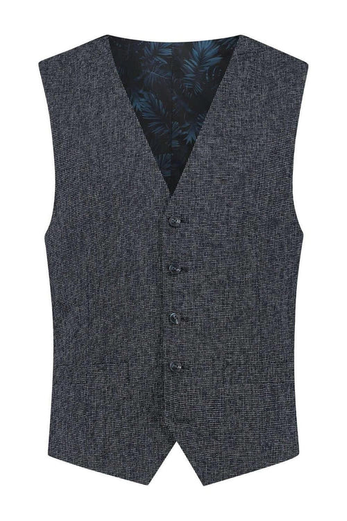 Gilet melange navy